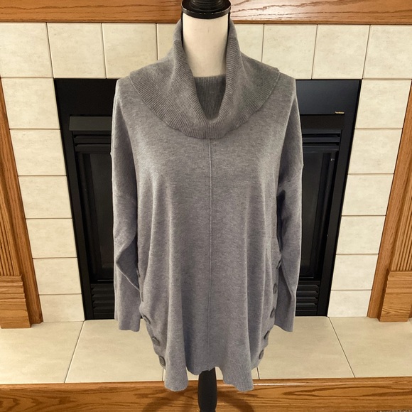 Cynthia Rowley Cowl Neck, Long Sleeve Pullover Sweater, Women’s Sz 1X - Picture 1 of 9